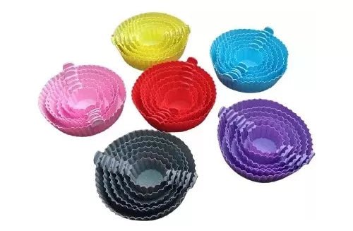 Set X6 Bandeja De Silicona Para Airfryer